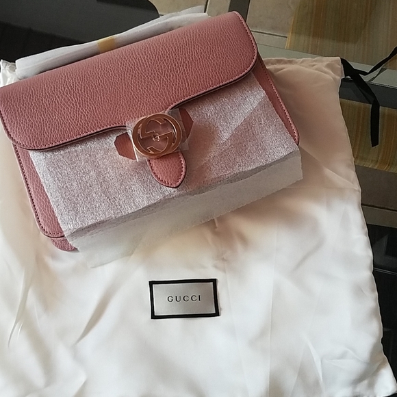 GUCCI Dollar Interlocking Shoulder Bag NWOT - Picture 4 of 6